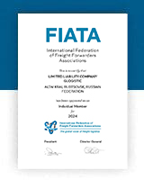 Сертификат FIATA